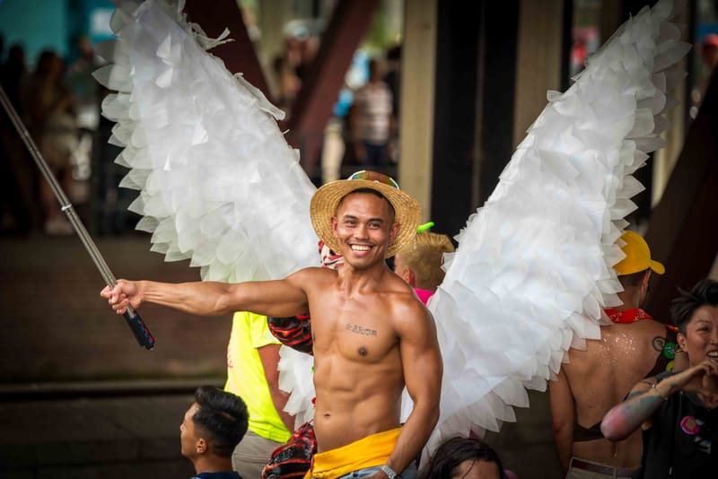 WAVE7 Creatives at the 2024 Amsterdam Pride Canal Parade