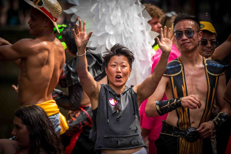 WAVE7 Creatives at the 2024 Amsterdam Pride Canal Parade