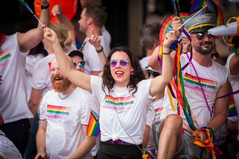 WAVE7 Creatives at the 2024 Amsterdam Pride Canal Parade