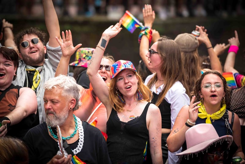 WAVE7 Creatives at the 2024 Amsterdam Pride Canal Parade