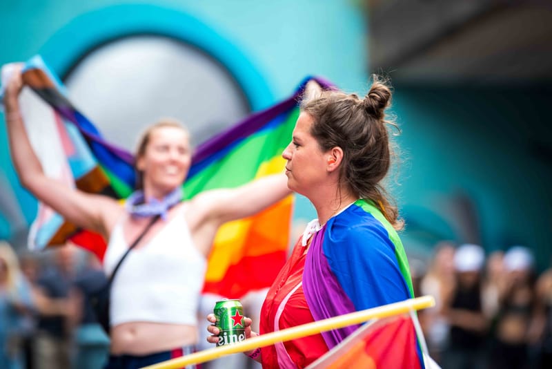 WAVE7 Creatives at the 2024 Amsterdam Pride Canal Parade