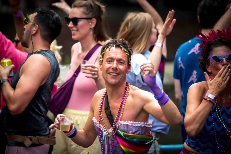 WAVE7 Creatives at the 2024 Amsterdam Pride Canal Parade