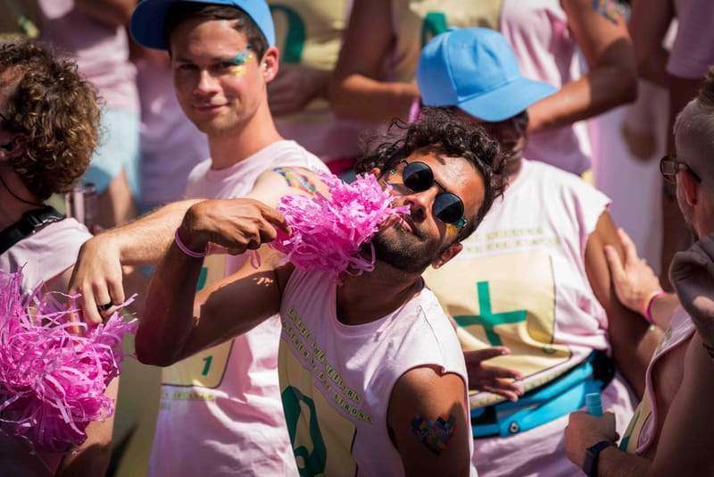 WAVE7 Creatives at the 2024 Amsterdam Pride Canal Parade