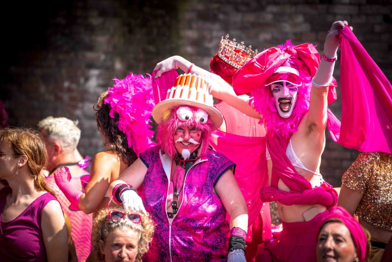 WAVE7 Creatives at the 2024 Amsterdam Pride Canal Parade