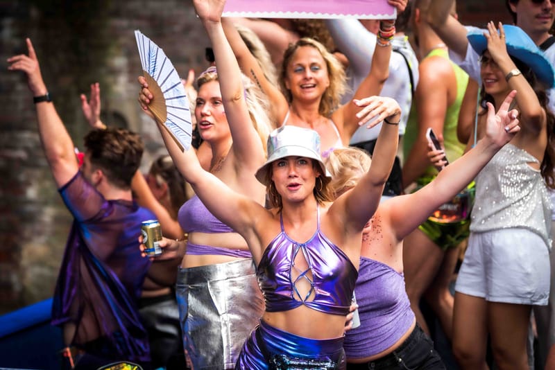 WAVE7 Creatives at the 2024 Amsterdam Pride Canal Parade