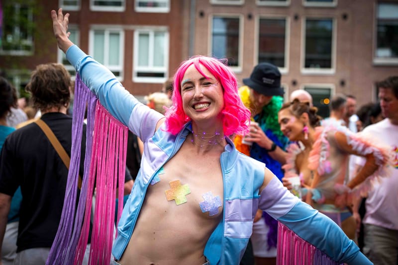 WAVE7 Creatives at the 2024 Amsterdam Pride Canal Parade