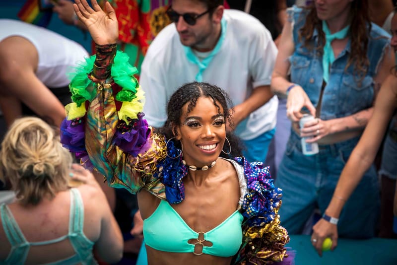WAVE7 Creatives at the 2024 Amsterdam Pride Canal Parade