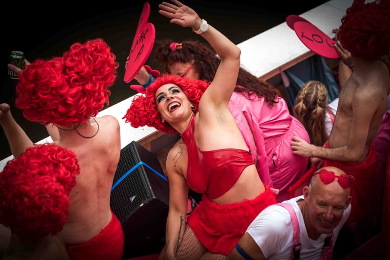 WAVE7 Creatives at the 2024 Amsterdam Pride Canal Parade