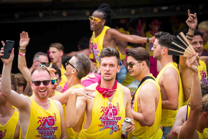 WAVE7 Creatives at the 2024 Amsterdam Pride Canal Parade