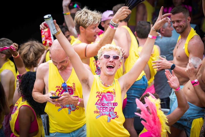 WAVE7 Creatives at the 2024 Amsterdam Pride Canal Parade