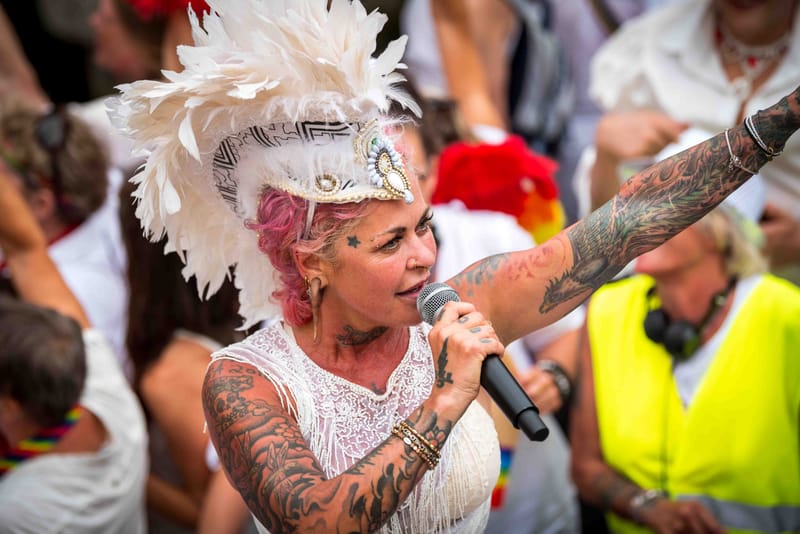 WAVE7 Creatives at the 2024 Amsterdam Pride Canal Parade
