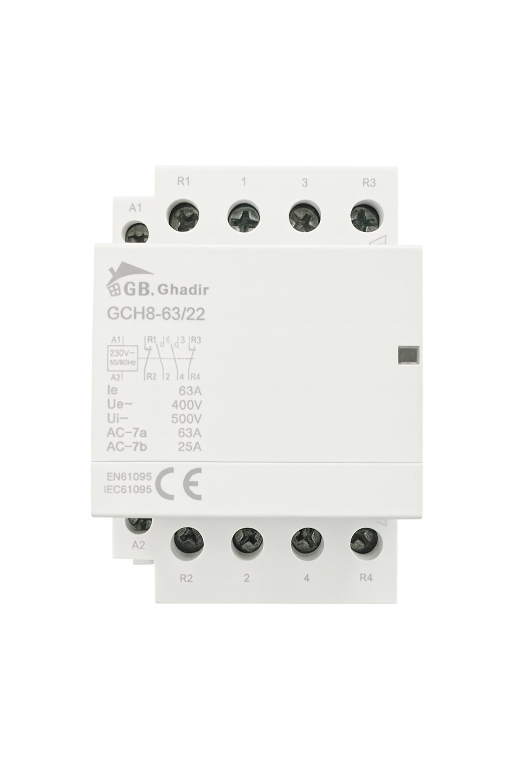 Double Stage Contactor, Open/Closed, 63 Amp