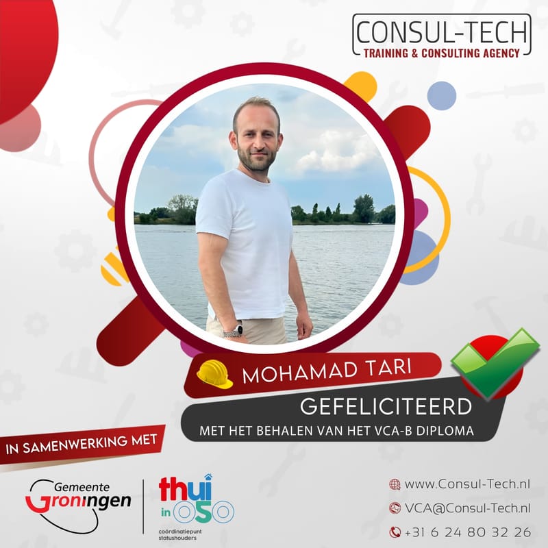 🎉 Gefeliciteerd Mohamad Tari! 👷‍♂️