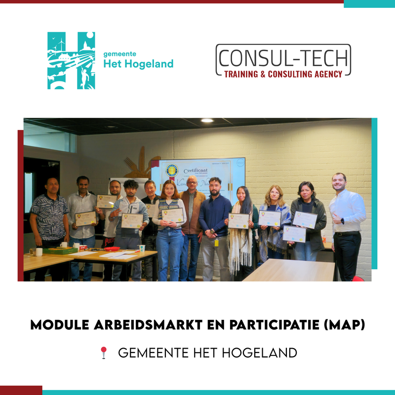 Onlangs sloten we de derde ‘internationale’ MAP-training af in samenwerking met Gemeente Het Hogeland 🎓 🎉