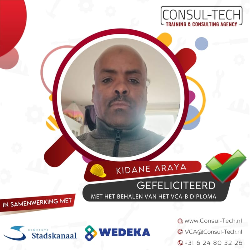 🎉 Gefeliciteerd, Kidane👷✅