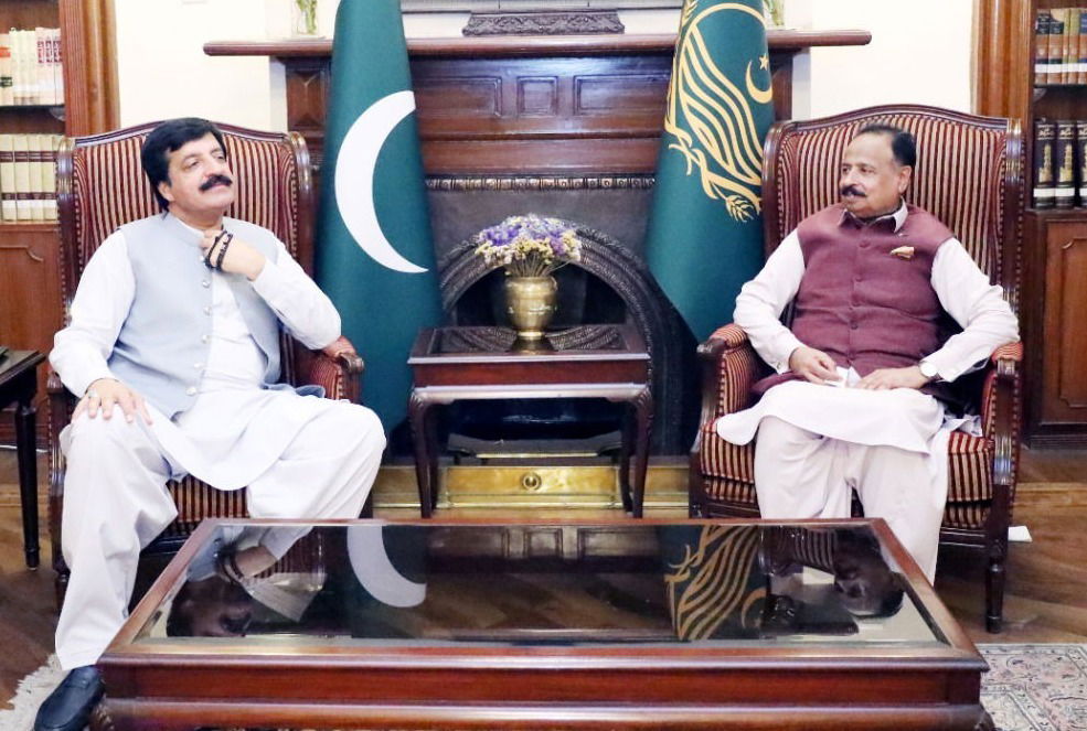 Chaudhry Nisar Khan, meeting with Governor Punjab, Sardar Salim Haider Khan,