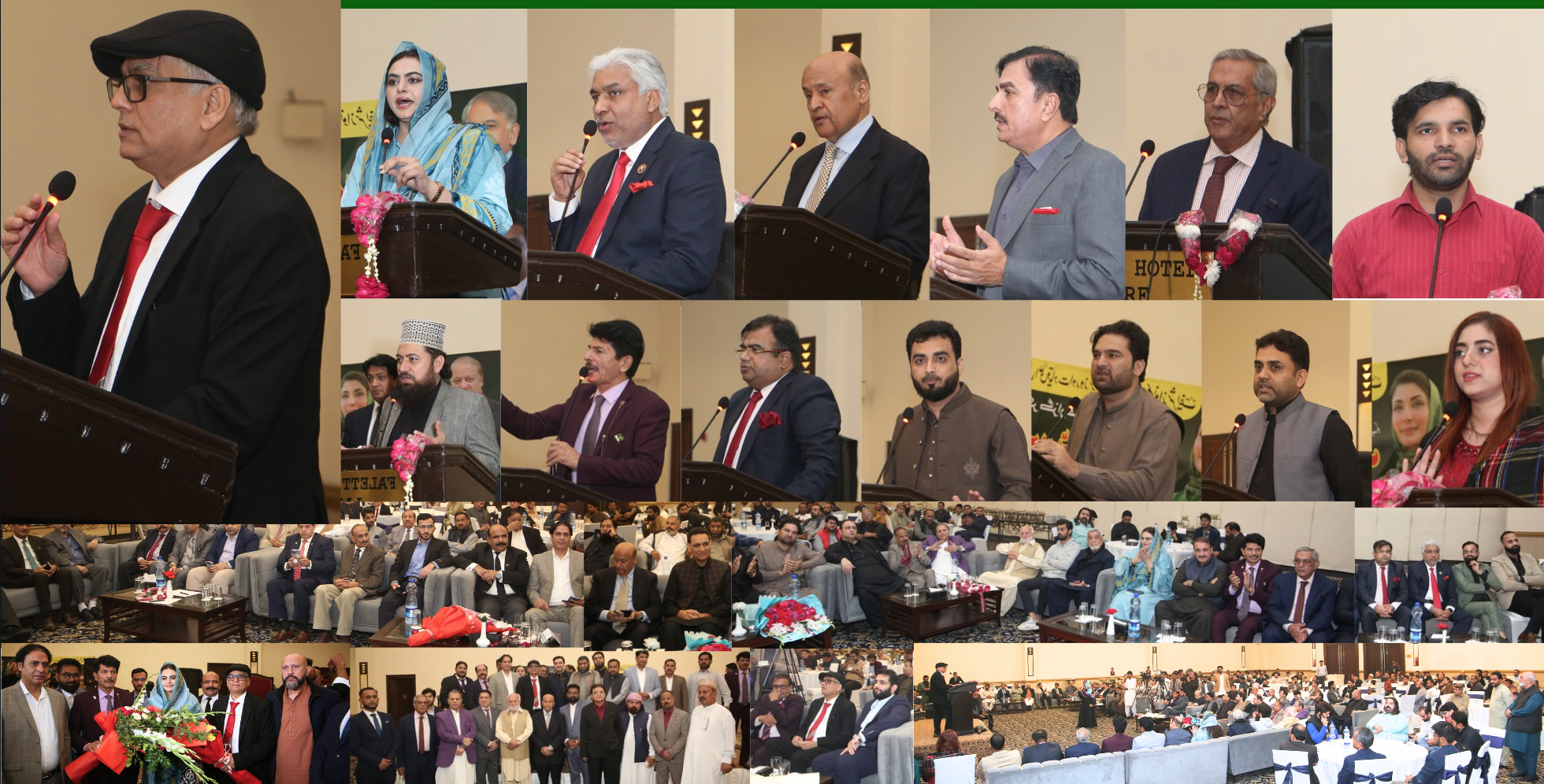 A banquet in honor of, barrister Amjad Malik, Vice chairperson OPCP, of Slim League of France,