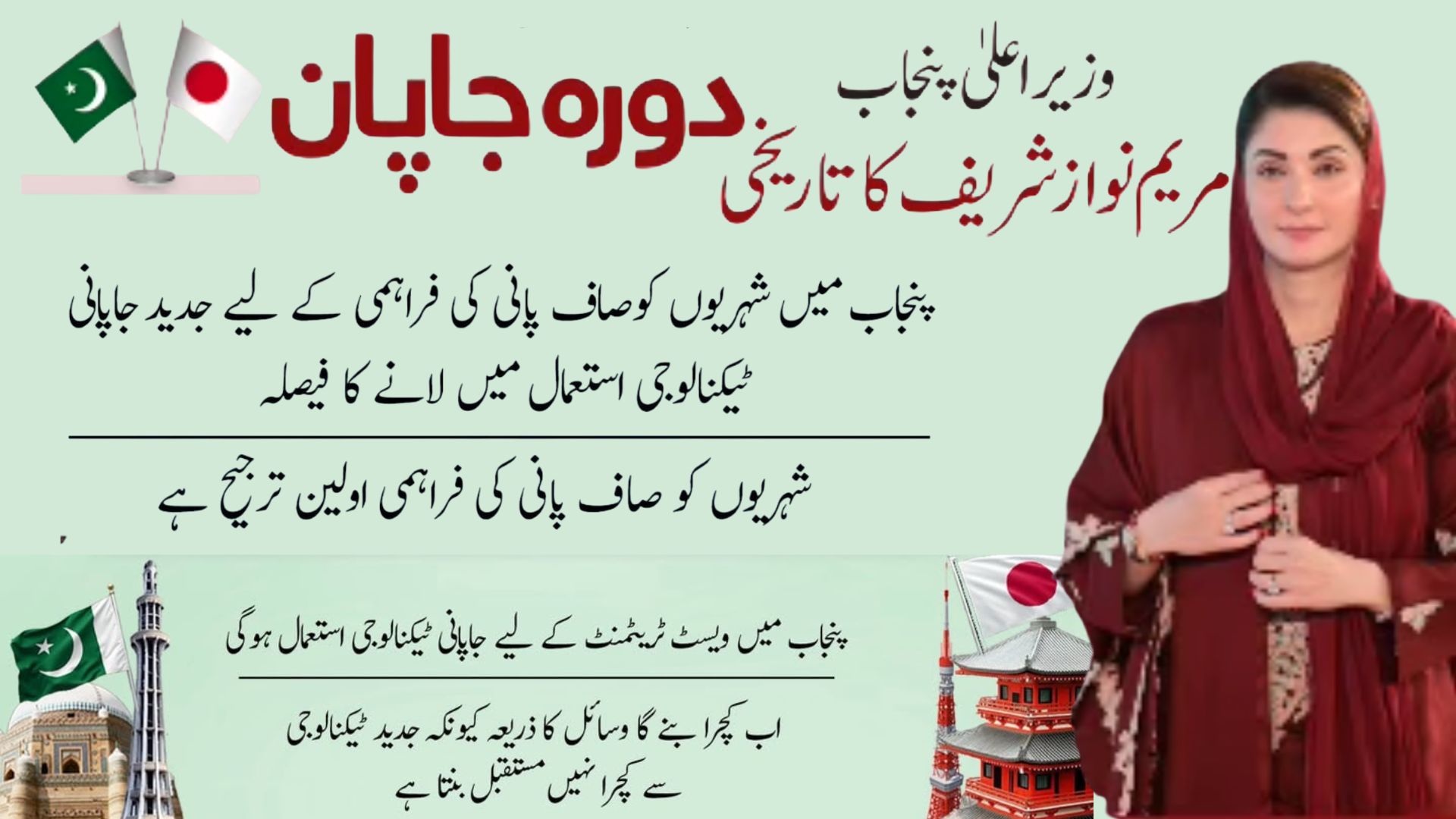 Chief Minister Maryam Nawaz's historic visit to Japan.