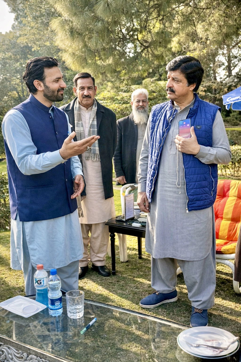 Important Meeting Between, Punjab Governor Sardar Saleem Haider Khan and, Youth Leaders & Social Representatives,