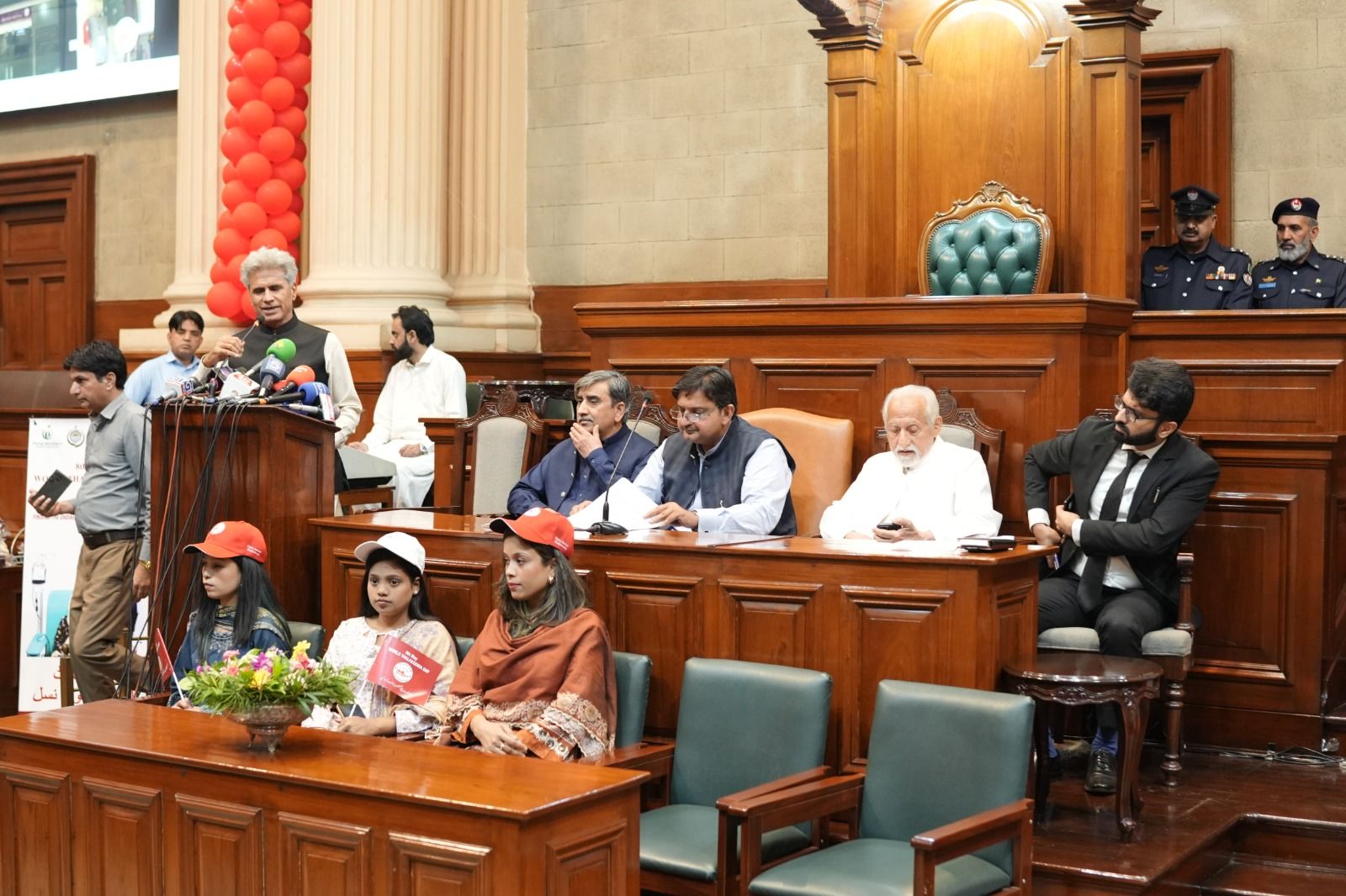 Thalassemia Awareness Seminar, Held at Punjab Assembly, Under the Auspices of Sundas Foundation, Speaker Punjab Assembly, Malik Ahmad Khan Attends as Chief Guest,