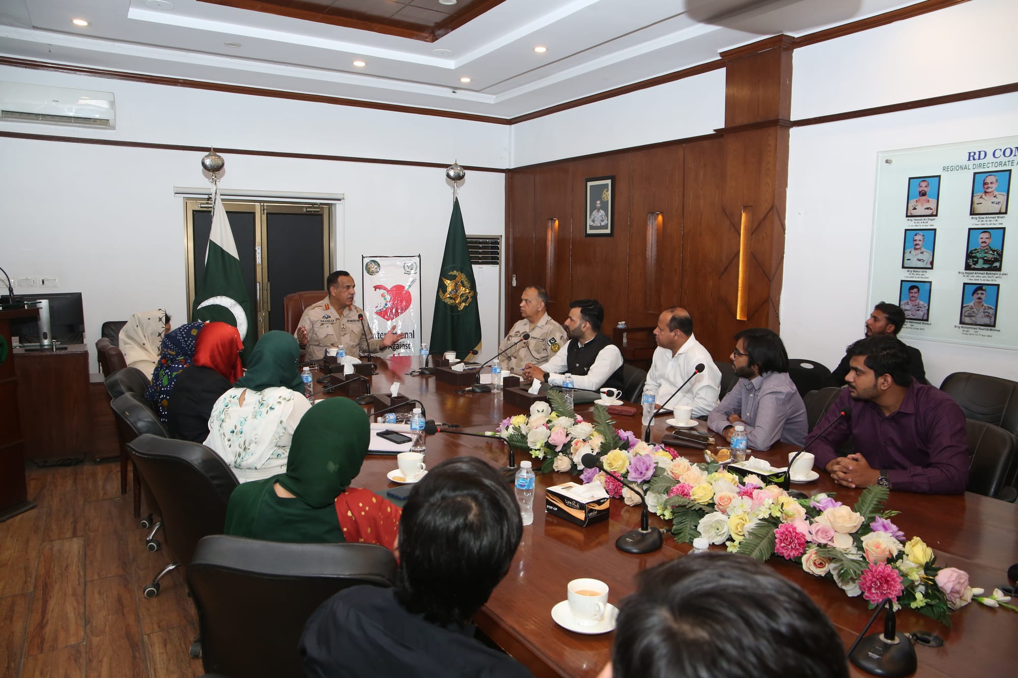 LSIC Meets ANF Punjab, Commander Brig Sikandar Hayat, on Drug Awareness,