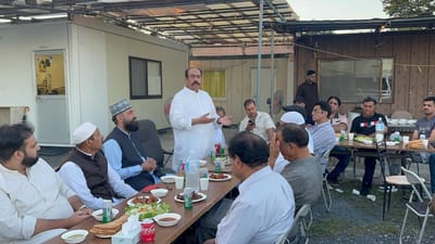 A grand dinner was organized in honor of Rana Abrar Hussain, the Patron-in-Chief (PML-N) Japan.