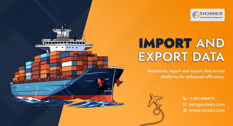 Find endless import export possibilities’ with the power of siomex