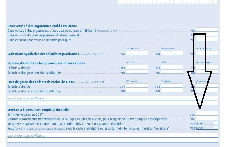 SERVICES À LA PERSONNE ET DÉCLARATION