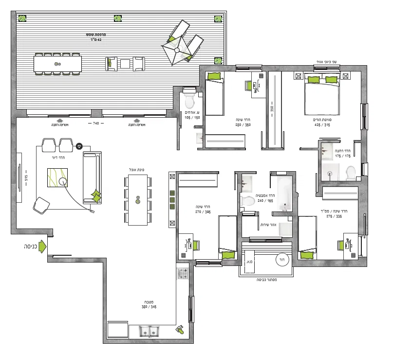 פנטהאוז 5 חדרים 2,870,000