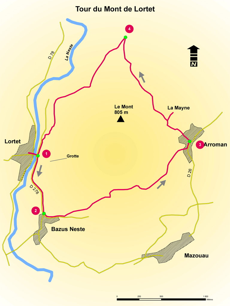 Le tour du Mont de Lortet