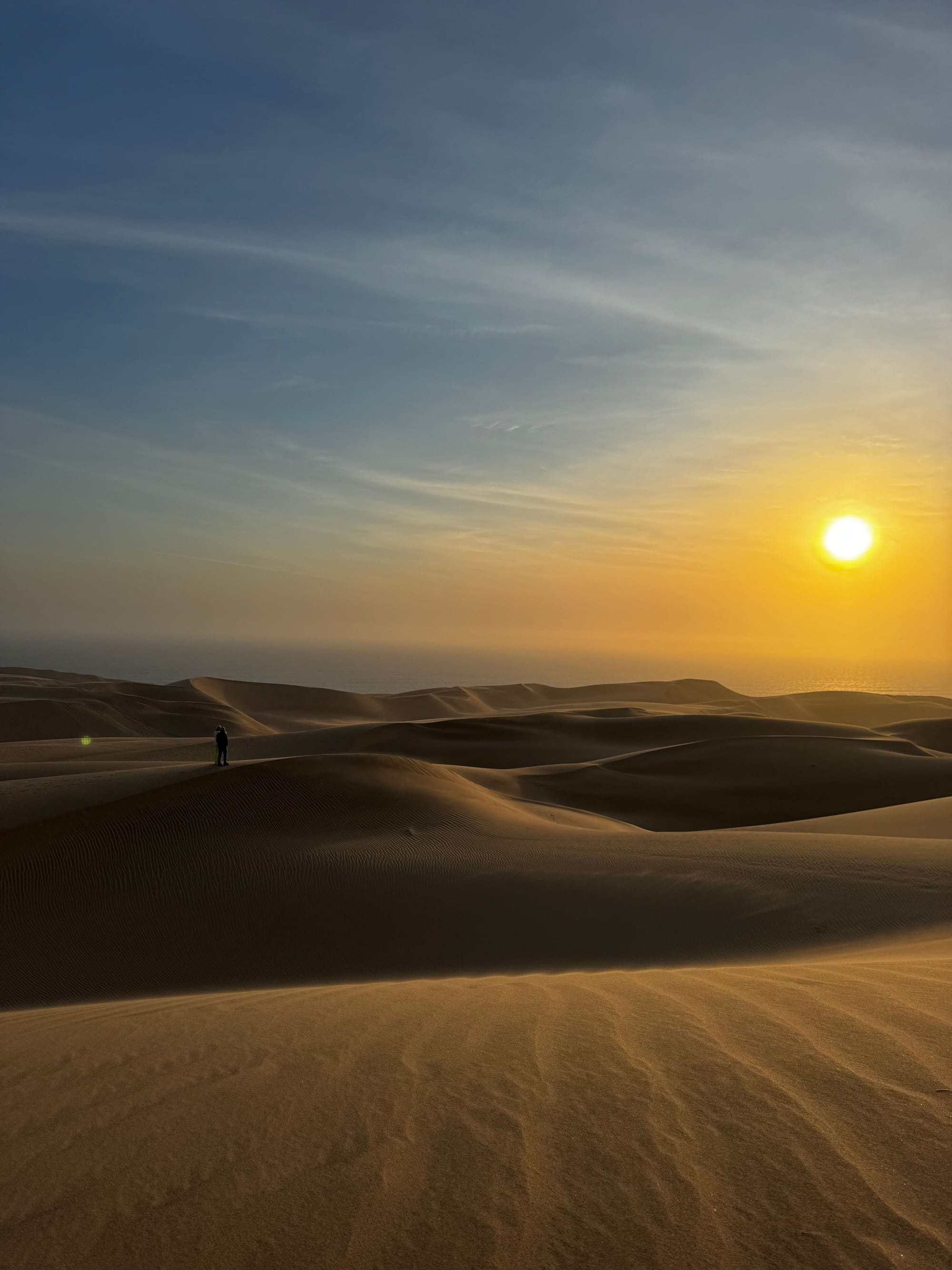 Sunset Sandwich Harbour Desert Compass