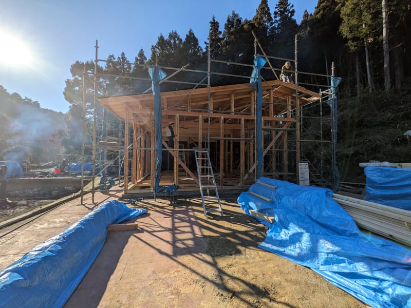 山アウトドア＋BBQてんこもりの宿泊施設が開設準備中！