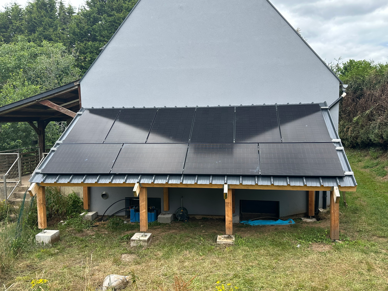 Installation de 4,25 kwc avec batterie 10 kw