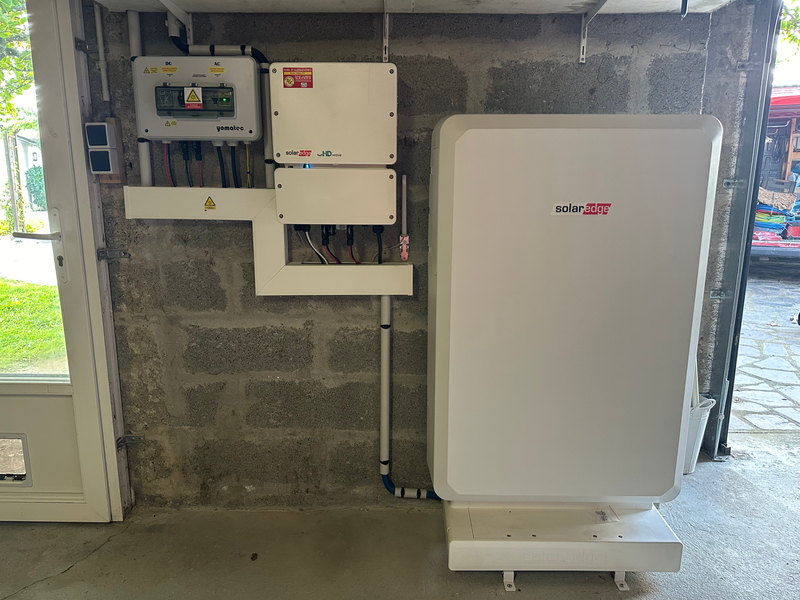 Installation 4,6kwc avec batterie 10kw