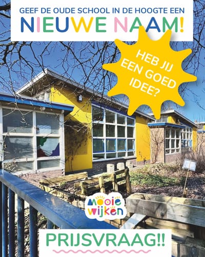 Prijsvraag nieuwe naam school van Oldebarneveltlaan