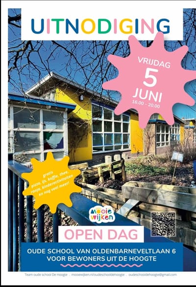 5 juni - Open dag oude school Van Oldebarneveltlaan