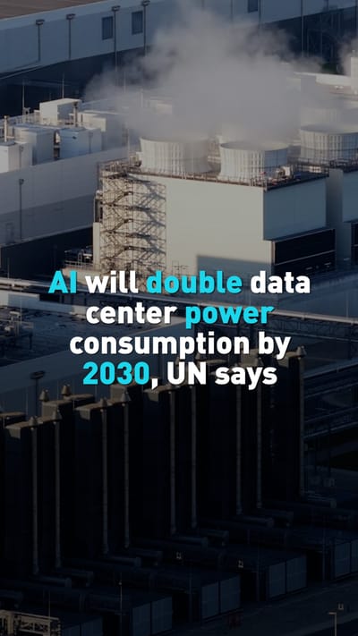 AI will double data center power consumption by 2030, UN says