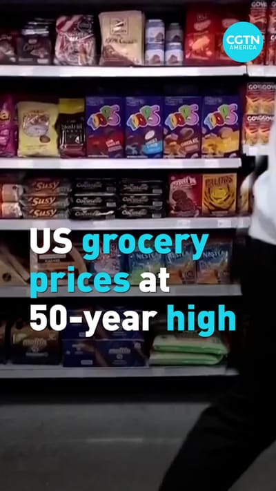 U.S. grocery prices at 50-year high