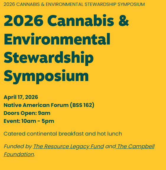 Cal Poly Humboldt Cannabis & Environmental Stewardship Symposium