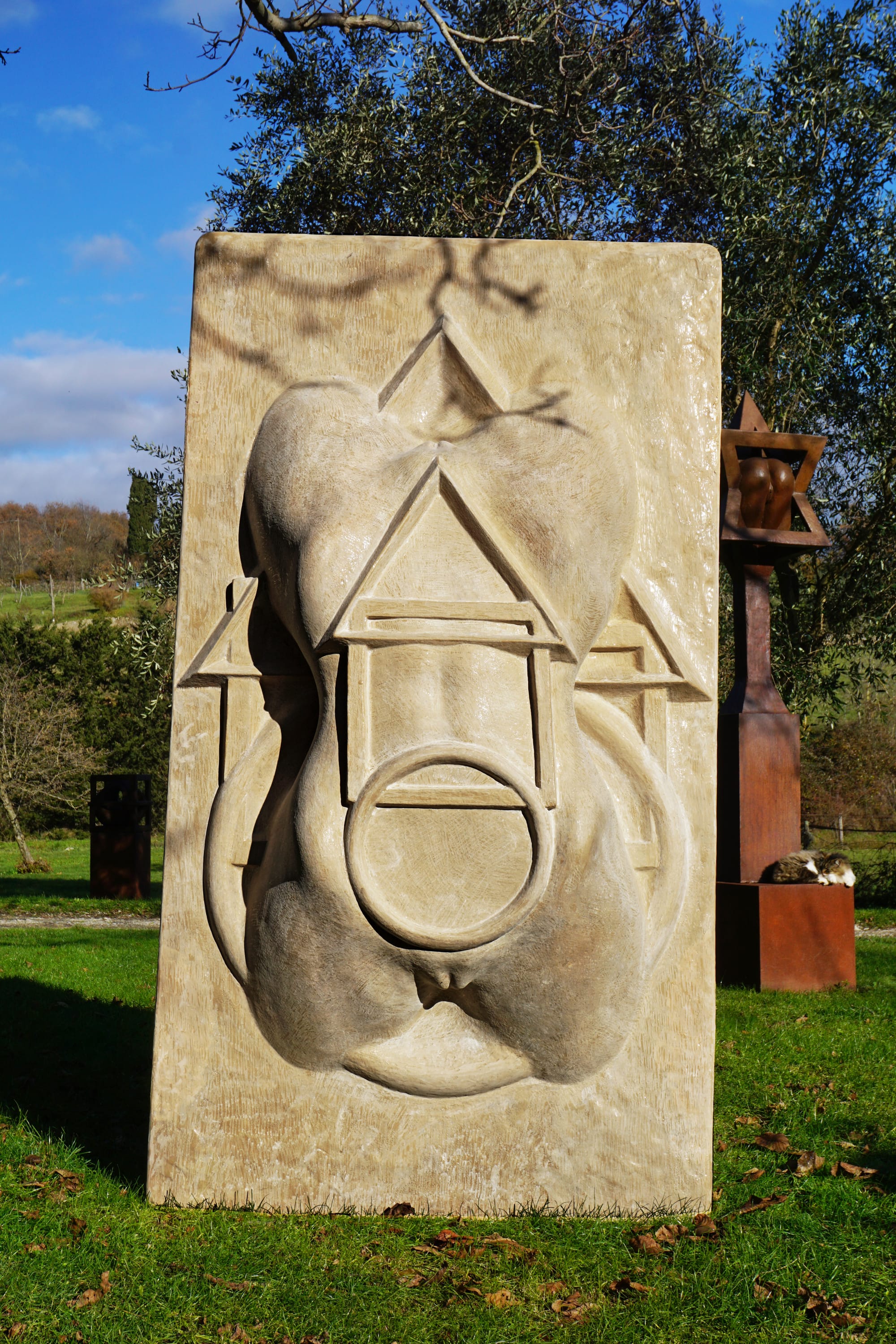 Variazione su simmetrie nr 23 sabbia  di David Kessler 2025