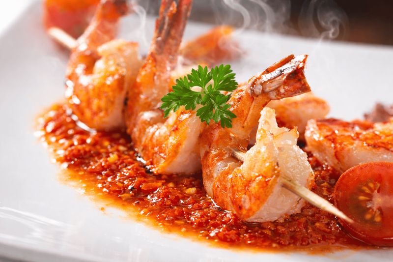 Langostinos piri piri