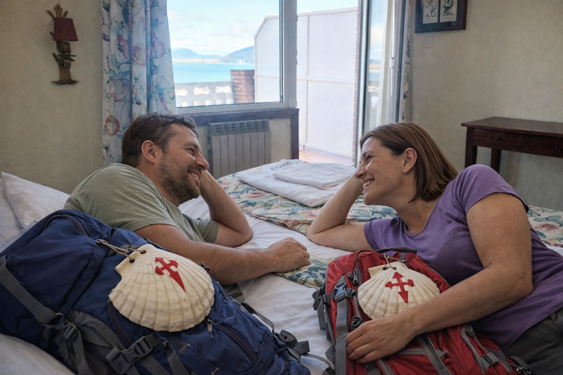 🛏️ Basic Double Room Sea View Terrace 🛏️ Chambre Double Basique Terrasse Vue Mer