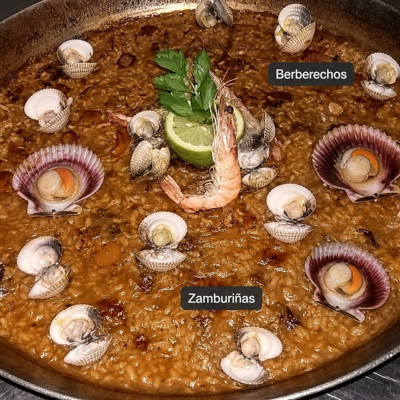 Arroz a la Pejina (Receta propia · Con jibia) en Laredo