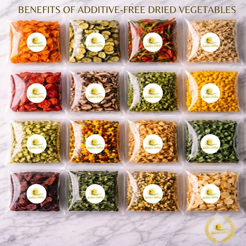 benefits of additive-free dried vegetables – Golden Valley