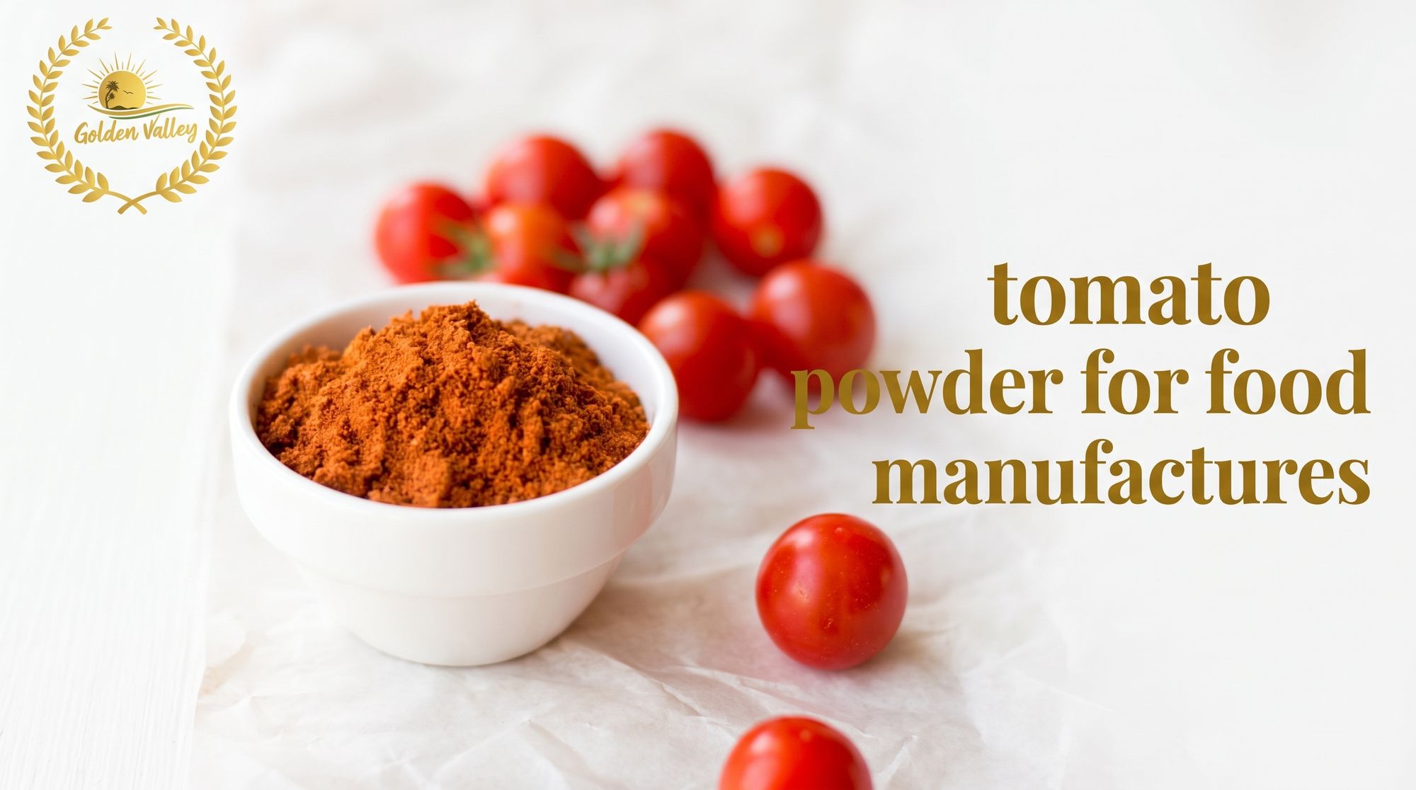 tomato powder for food manufactures - golden valley