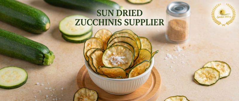 sun dried zucchinis supplier – golden valley