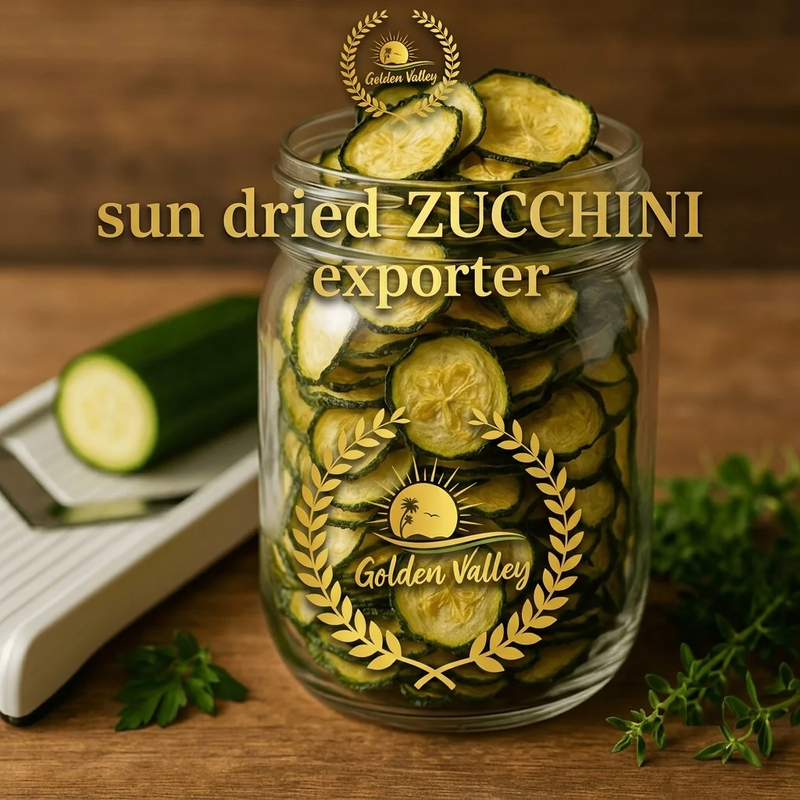 Sun dried ZUCCHINI exporter – Golden Valley