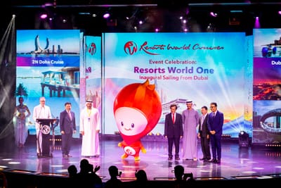 “ريزورتس وورلد كروزيس” تحتفي بإطلاق أولى رحلاتها من دبي