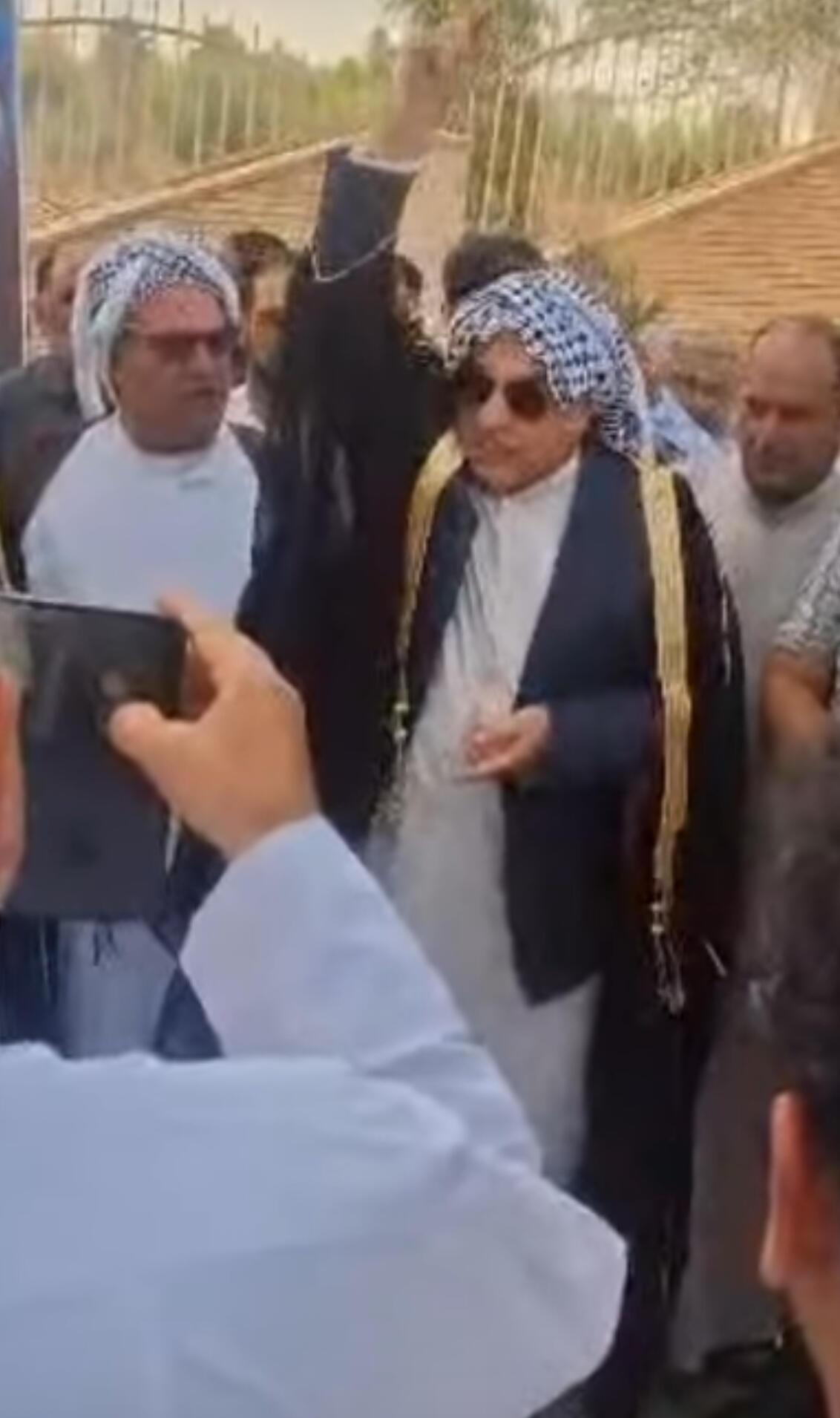 احتجاج مزارعين أحوازيين ضد السياسات الإيرانية القمعية .