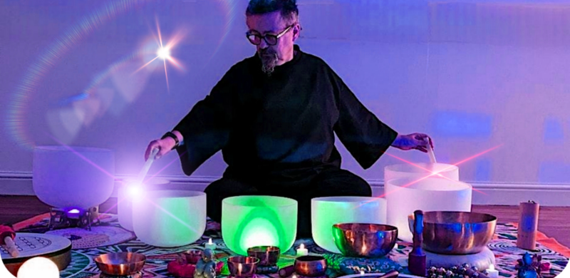 Bexhill's New Moon Sound Bath with crystal singing bowls